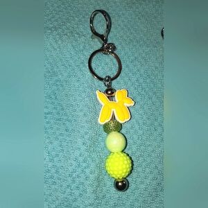 Balloon Animal Keychain /Bag Clip